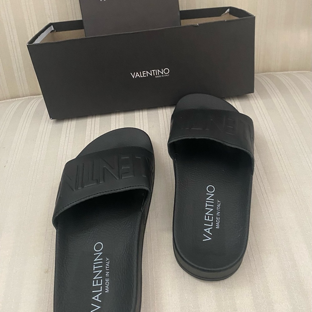 Valentino Moira Black Made In Italy W668LTH Value $379 Size 7 - Picture 5 of 6